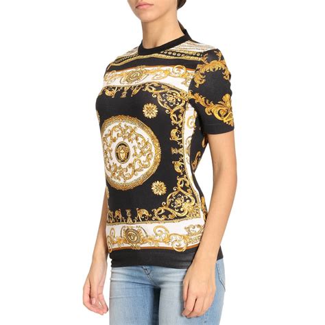 versace ornament t-shirt|Versace dresses for women.